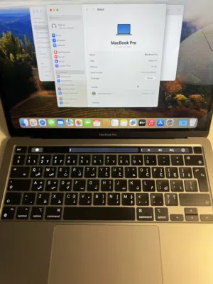 Macbook pro 2020 قمة بالنظافة