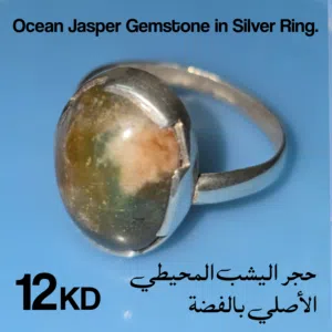 خواتم فضة مرصعة بأحجار حقيقية Silver Rings With Real Stones