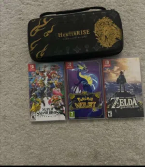 نينتدو سويتش  اوليد بكارتون (مع اكثر ثلاث ألعاب مطلوبه مجانا)