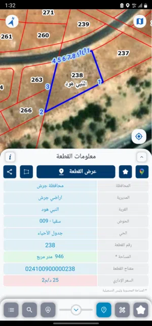 Commercial Land for Sale in Jerash Other