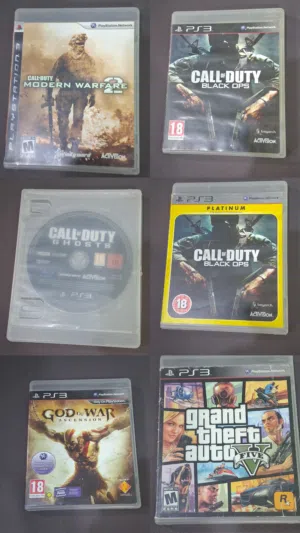 ألعاب PS3 أصلية ممتازة (مفرق بـ 5 د / المجموعة كاملة بـ 25 د + هدية)
