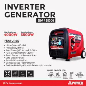 موزع جنريترات i power المعتمد جنريترات ب احجام مختلفة مع ضمان المحرك 6 شهور