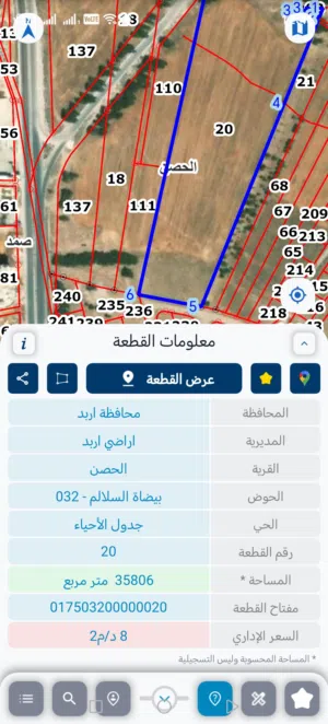 Farm Land for Sale in Irbid Al Husn