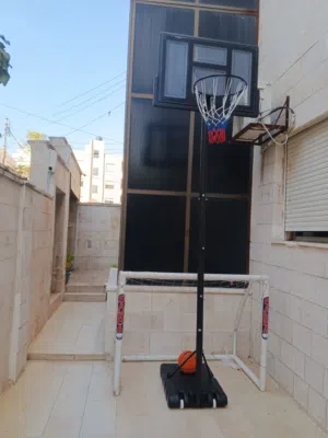 ستاند سله بالمقاس القانوني 305سم اكريليك قوي يمكن تعديل الارتفاع، قاعده متينه أفضل المواصفات وسعر