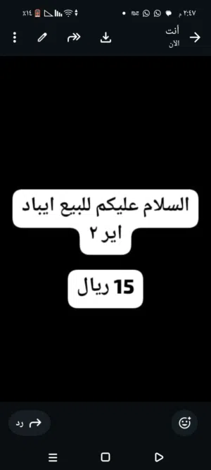 آي باد 2 من أبل بحالة ممتازة، شاشة 6 إنش، 256 جيجابايت، مستعمل منذ أكثر من 3 سنوات