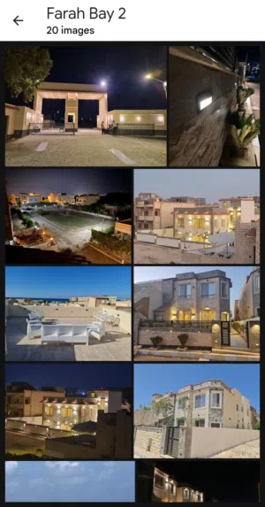 فرصه استثمارية شاليه فاخر مجهز بالكامل  بحديقه خاصه للبيع بقريه فرح 2  بجوار مراسي الساحل الشمالي .