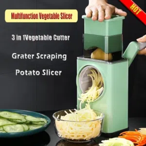 Multi Function Fruits & Vegetable Cutter / Slicer with Stainless Steel Panel