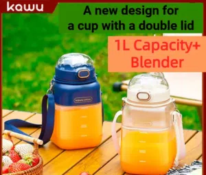 خلاط العمر الشحن المتنقل الجديد قوي جدا وكفالة سنه وسعة 1 لتر