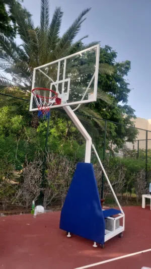 2x Portable Sports Basketball Stands ستاند كرة سلة احترافي عدد 2