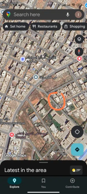 منزل دوبلكس في حي زمزم بالقرب من مستشفى الشروق حي قطر