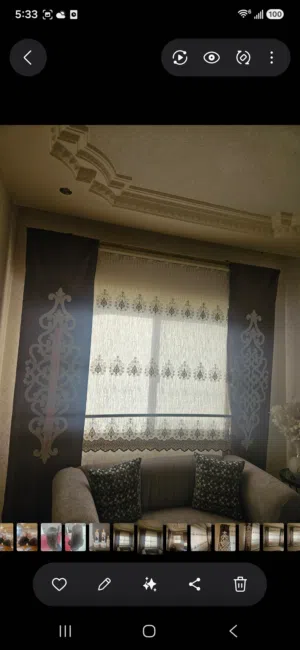 ستائر رول لون بيج
