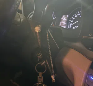 مكحل رجالي بقرن الغزال بالفضه الخالصه