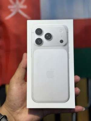 New iPhone 17 pro. 256Gb Silver Arabic version