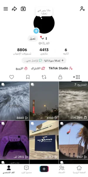 حساب تيك توك لفل 29