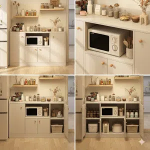 خزانة مطبخ  عصرية متعددة الاستخدام