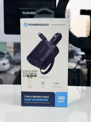 Brand New Powerology Car Charger in Oman 65W Charging