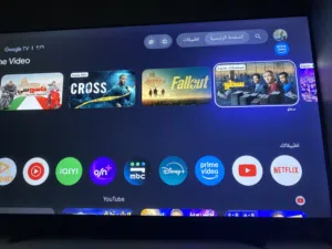 شاشة jvc 4k اصلية شبه جديدة