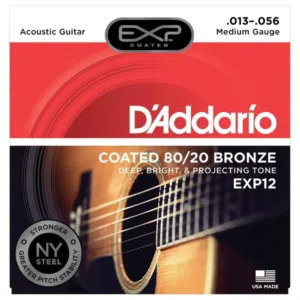 D'Addario EJ12 80/20 Bronze Acoustic Guitar Strings Medium - 13-56