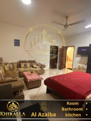 استوديوهات كبيرة مفروشة في العذيبة Large furnished studios in Azaiba