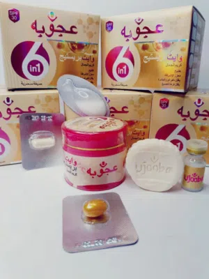 *كريم الجمال عجوبه 6*1* خليط طبيعي مكون من ستة عناصر *عجوبه* لعلاج مشاكل البشرة بمزيج أسرار الطبي