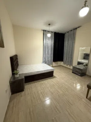 New furnished private room with sharing bathroom in al taawun