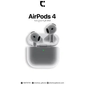 سماعة ابل الجديدة  AirPods 4 ANC مع ميزة العزل