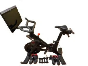 Peloton Bike+ with Swivel Screen, Weights and Cycling Shoes