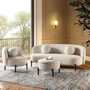 new models sofas L shaped and round sofa