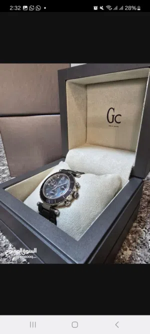 By ،نسائية GC Diamond Chronograph ساعة Swiss made سويسرية ، Guess
