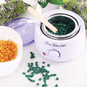 جهاز الواكس  الاصلي لازاله الشعر +  شمع + عيدان واكس طنجرة اذابه شمع  الشمع جهاز تسخين شمع ازالة