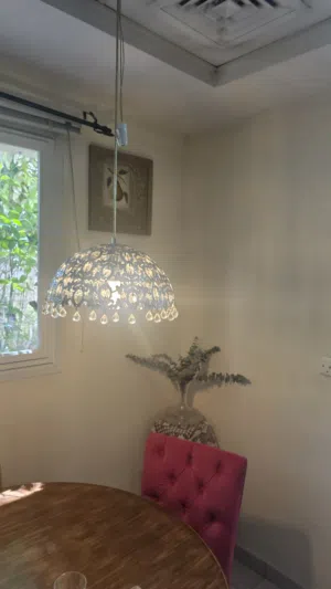 hanging light and stand light