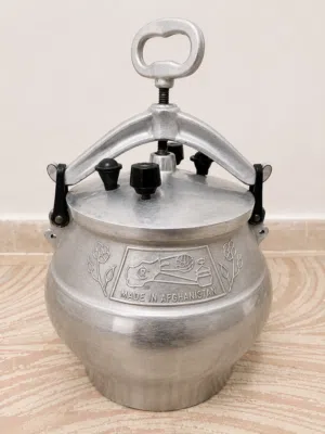 Original Afghan Heavy-Duty Aluminum Pressure Cooker – Traditional Large Cooking Pot Urgent Sale
