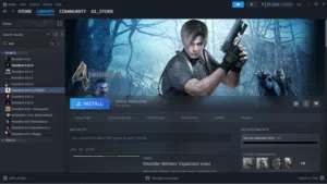 حساب ستيم يحتوي على سلسلة resident evil كاملة ماعدى الجزء الاخير قيمتها على ستيم اكثر من 200$