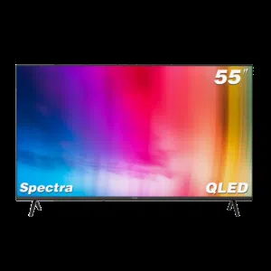 شاشة 55 انش QLED جي جارد سمارت مع كفالة الوكيل الرسمي وقاعده جداريه بأفضل سعر بالمملكه