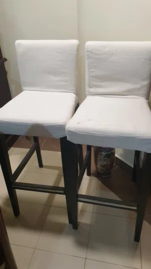 high bar  and open kitchen chairs