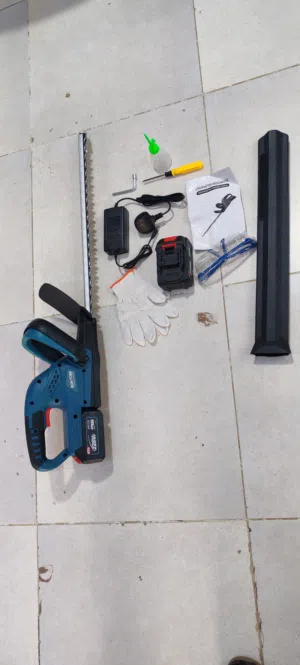 منشار بطارية قص وتعديل اشجار الزينة ل شجر زينة تريتيب وقطع شركة بونتوم bontom BT-6108A قوي وسهل استخ