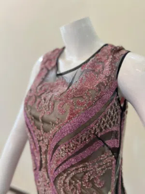فستان تركي فاخر باللون الوردي الملكي  Luxurious Turkish dress in royal pink