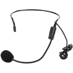 Anti-noise Wired Head Microphone Screw Plug 3.5mm for TV Presenters ,ميكروفون رأس سلكي