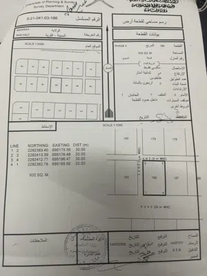 Residential Land for Sale in Al Sharqiya Masira