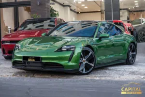 Porsche Taycan 2021  كهربائية بالكامل  Full electric   السيارة وارد المانيا
