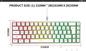 كيبورد كيمنك مستعمل للبيع من شركة HXSJ نوع HXSJ-V200