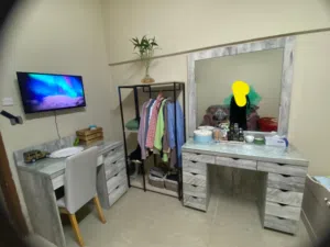 أستوديو مساحه كبيره مفروش فرش راقي للايجار مدة طويله او قصيره