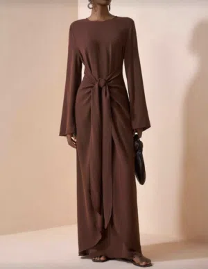 Zivah Long Dresses Brown / Green - S