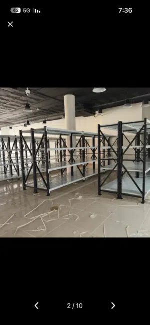 رفوف تخزين مستودعات