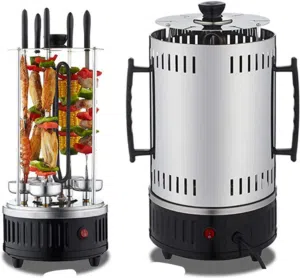 شواية كهربائيه منزليه 6 اسياخ ماركة dsp شوايه كهرباء للمنزل لعمل المشاوي لحمه او دجاج