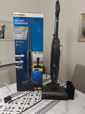 SilverCrest 3-in-1 Cordless Hard Floor Cleaner 22.2V Wet & Dry Vacuum