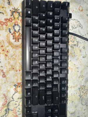 Steel series keyboard with screen and mouse