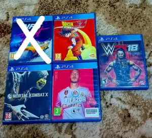 العاب PS4 بحالة ممتازة وعلى الفحص وبسعر حرق اقرأ الوصف