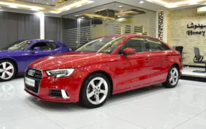 Audi A3 1.0 TFSi S-Tronic ( 2020 Model ) in Red Color GCC Specs