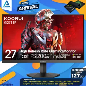 شاشة كوري Monitor Koorui 27inch FHD 200Hz بافضل الاسعار